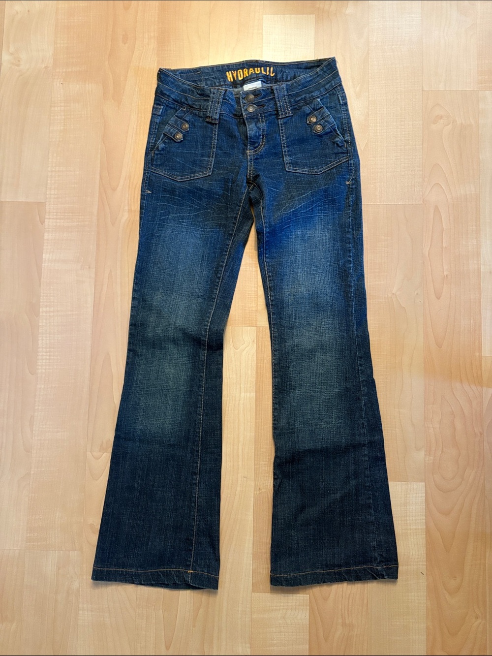 Y2K Hydraulic Jeans size 3/4